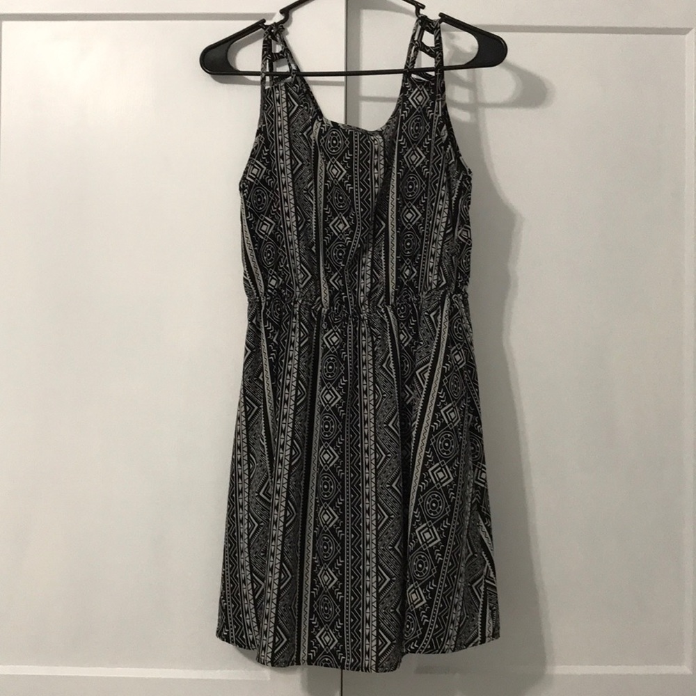 Black and white dress